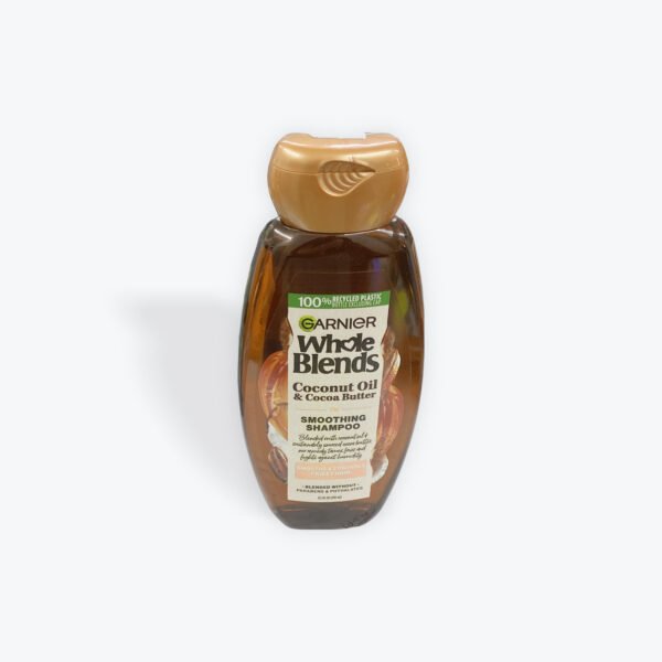 Garnier, Whole Blends Shampoo with Extracts Count, Coconut Oil & Cocoa Butter, Coconut Oil/Cocoa Butter